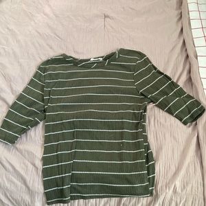 Green shirt